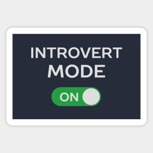 Funny Introvert Humor T-Shirt Magnet